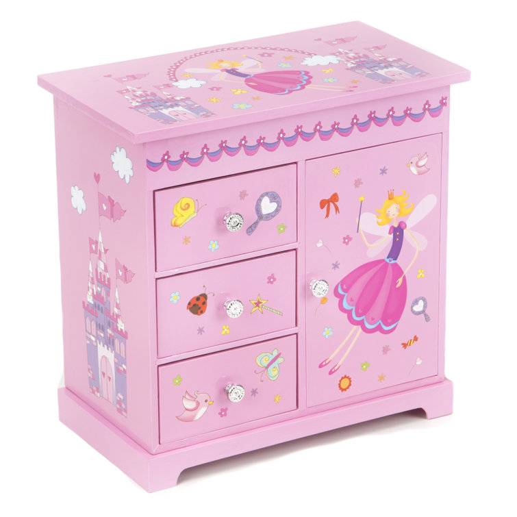 Zoomie Kids Wood Jewelry Box + & Reviews Wayfair